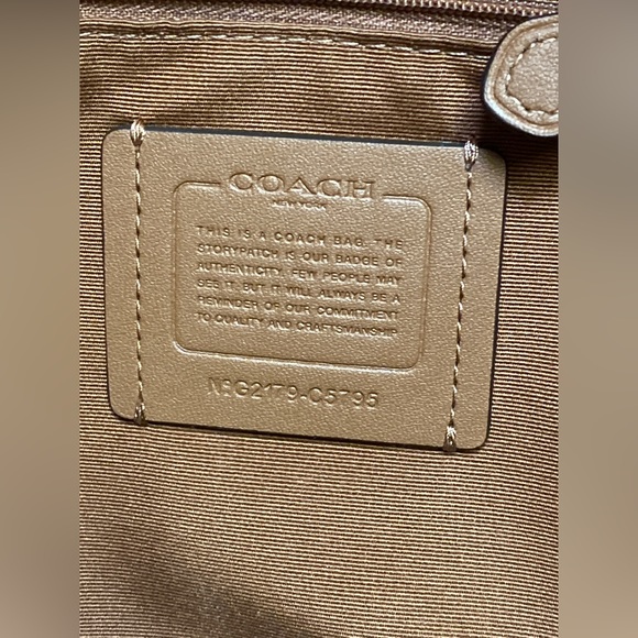 Coach Kenley Backpack - Legacy Khaki Signature Multicolor Stripe Backpack - Picture 6 of 8